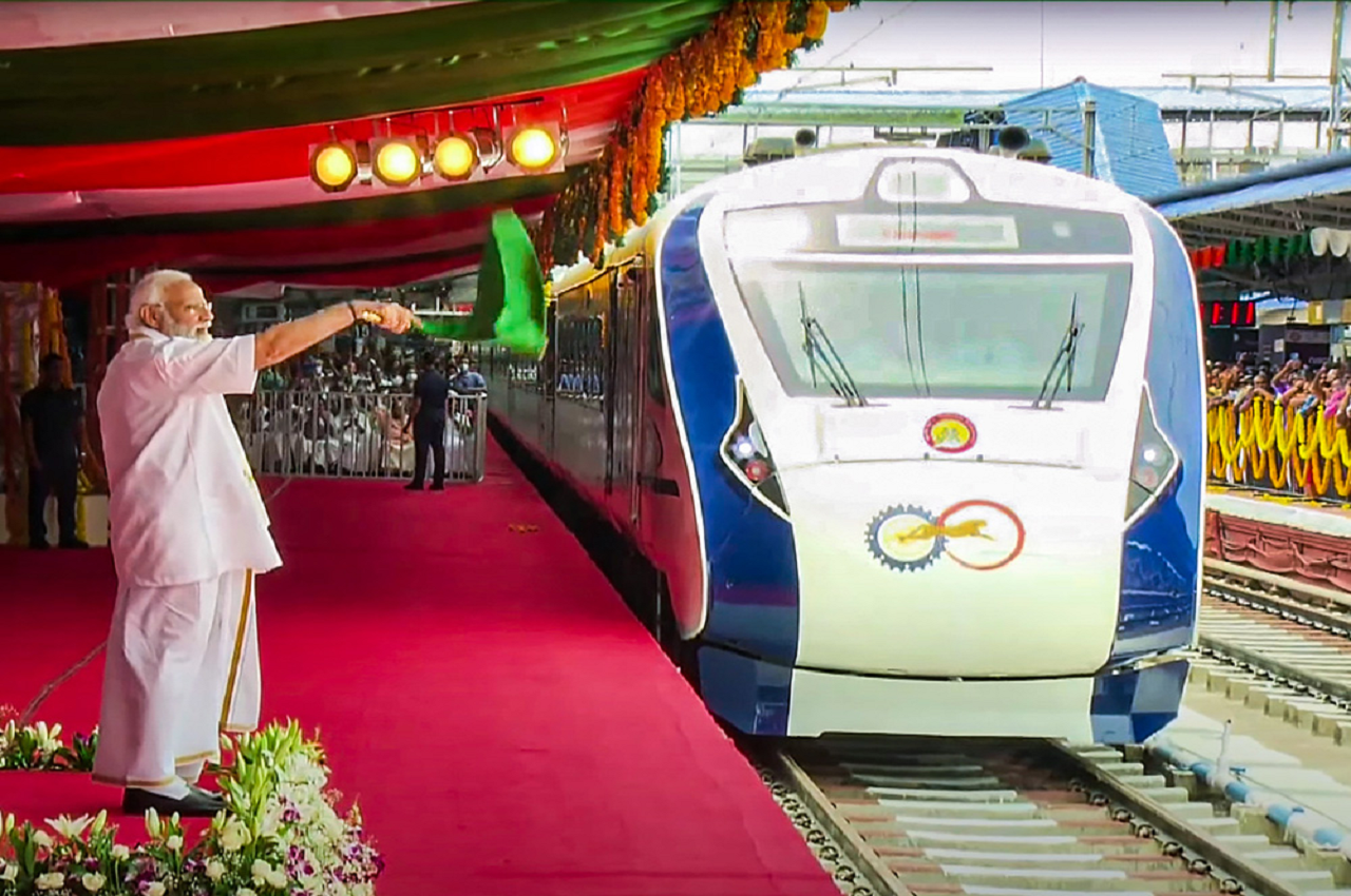 PM Modi Flags Off Four New Vande Bharat Express Trains, Boosting Rail Connectivity