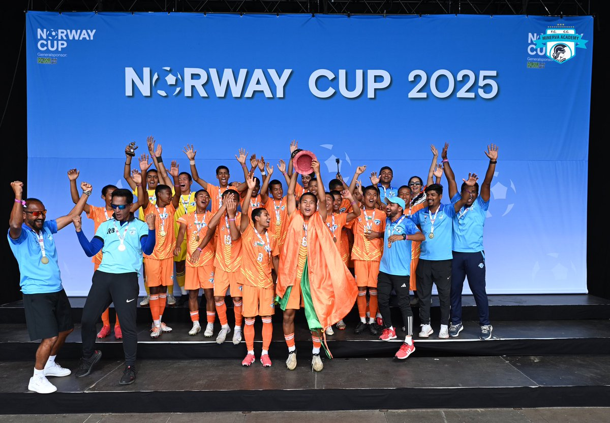 Royal Norwegian Embassy Honors Minerva Academy FC After Norway Cup Triumph