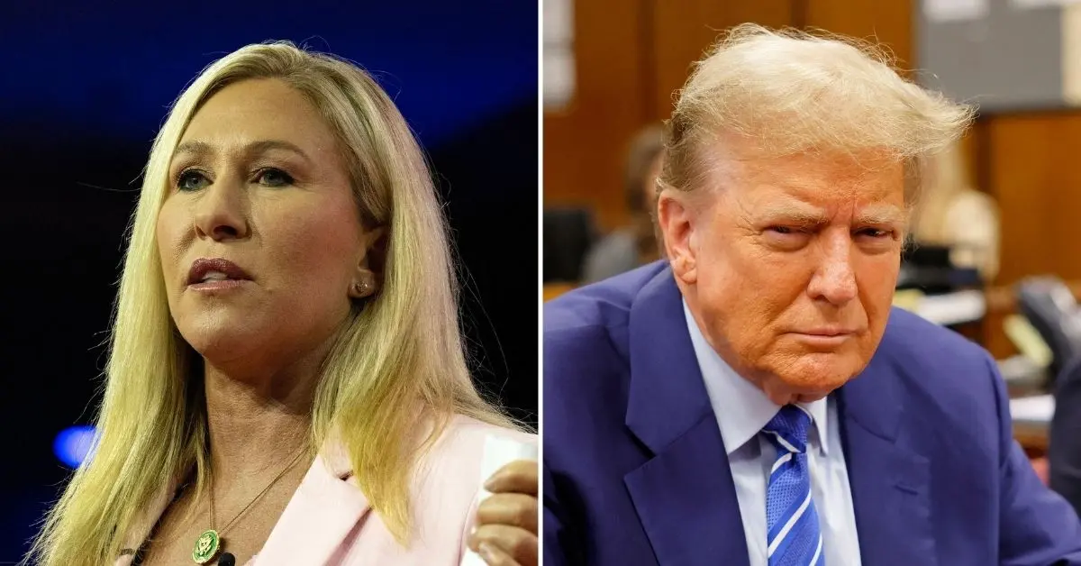 Trump Rejects Greene’s Claims That His Comments Put Her in Harm’s Way