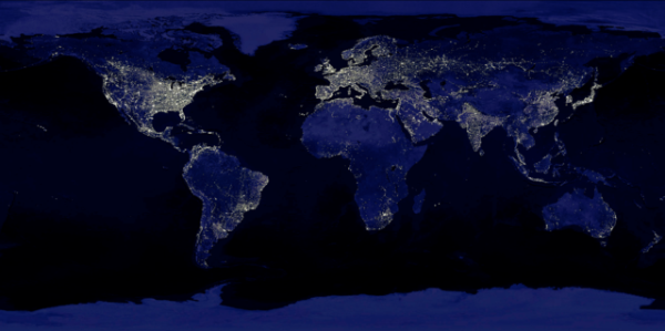 World’s Brightest Night-Time Cities Captured From Space Reveal Stunning Global Light Map