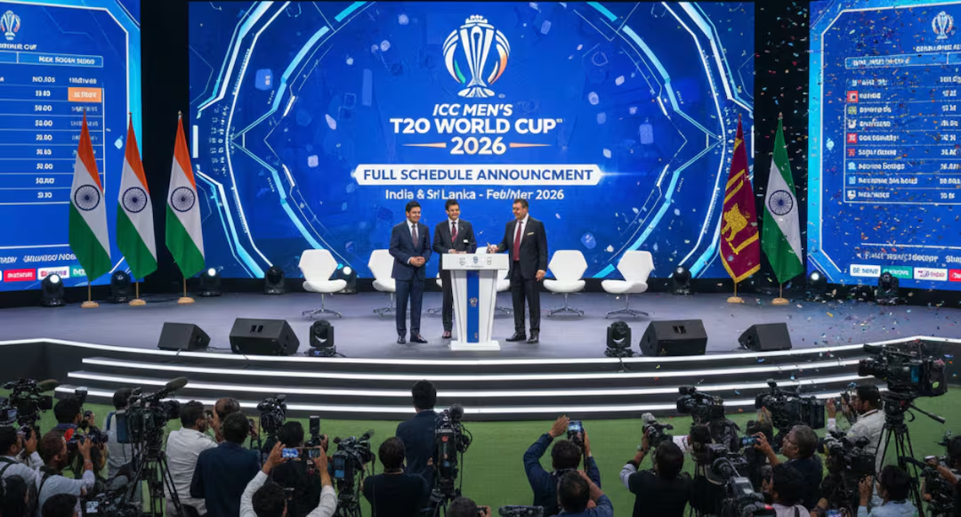 T20 World Cup 2026 Schedule Announced: Full Details on Live Streaming & Where to Watch