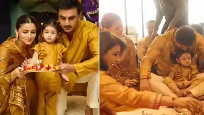 Alia Bhatt Shares Heartwarming Glimpse of Griha Pravesh Puja with Ranbir and Raha
