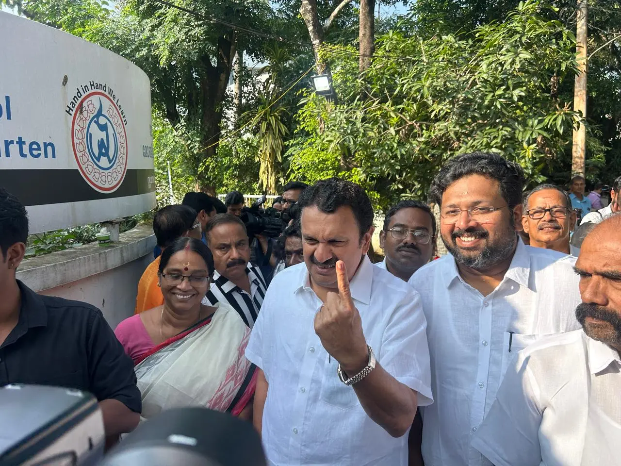 Kerala Is on Path of Development: John Brittas Casts Vote in Local Body Elections