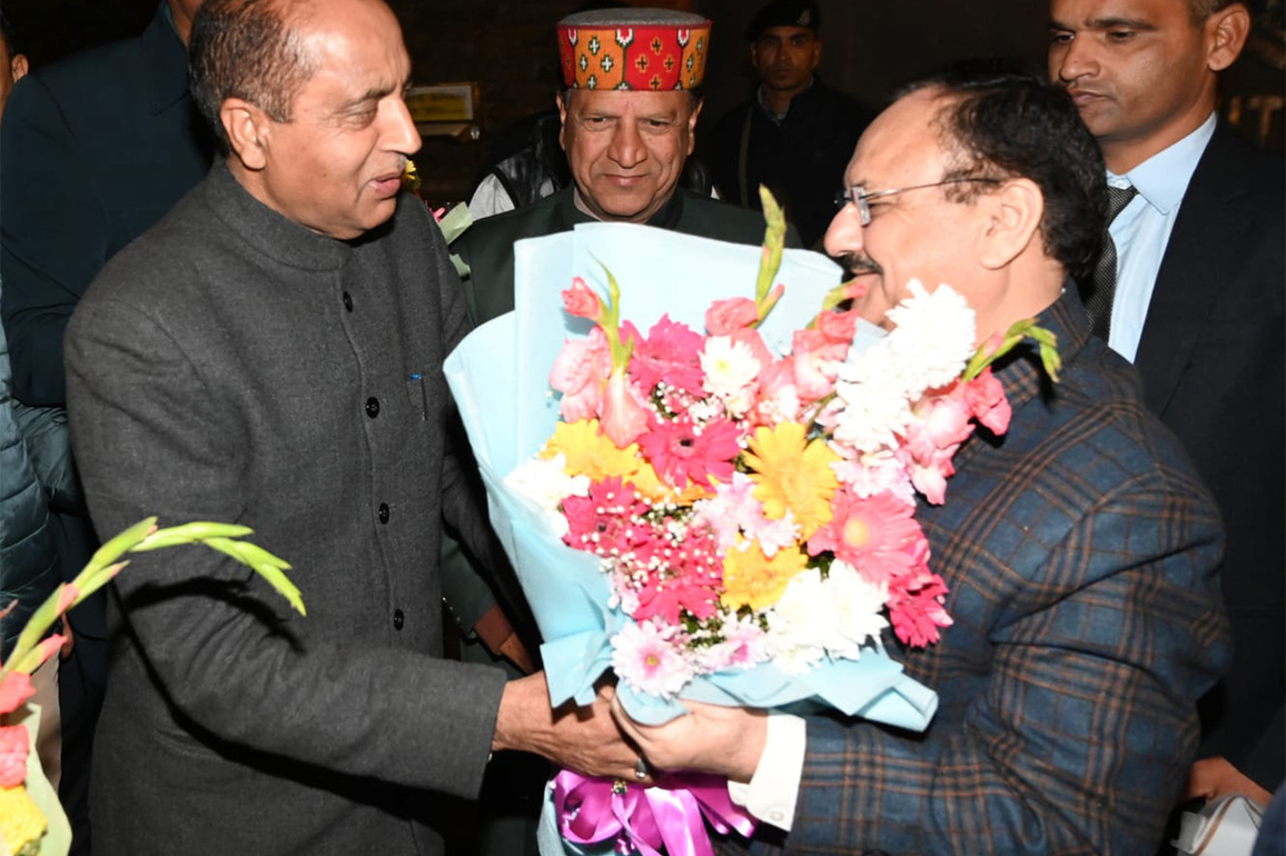 JP Nadda’s Courtesy Call To HP Deputy CM Sparks Political Buzz