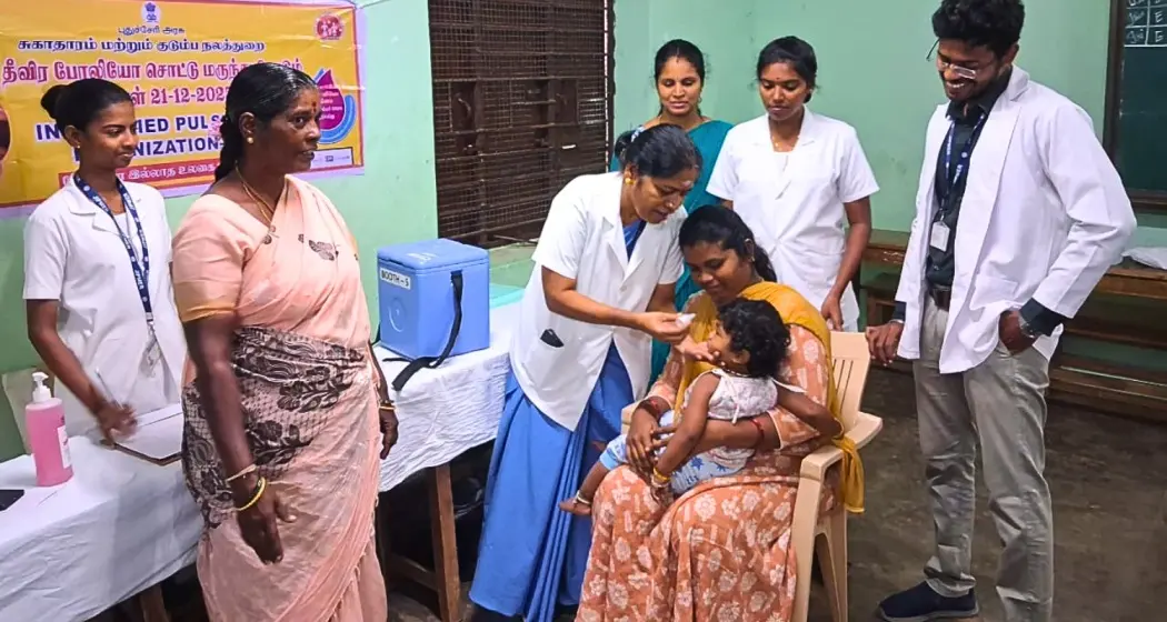 Pulse Polio Drive Covers 40 Lakh Children Across Andhra Pradesh