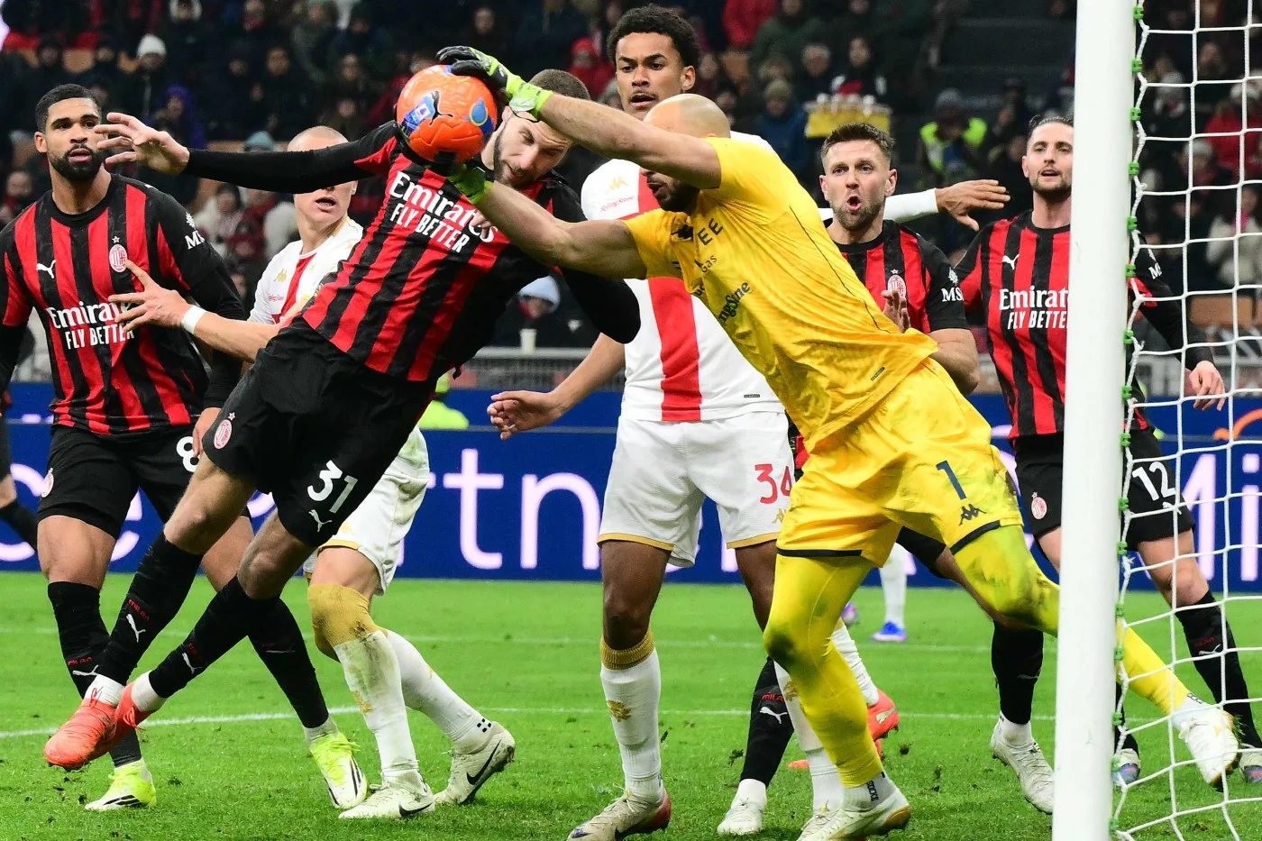 AC Milan Hold On as Genoa Miss Late Penalty in Dramatic 1-1 Serie A Draw