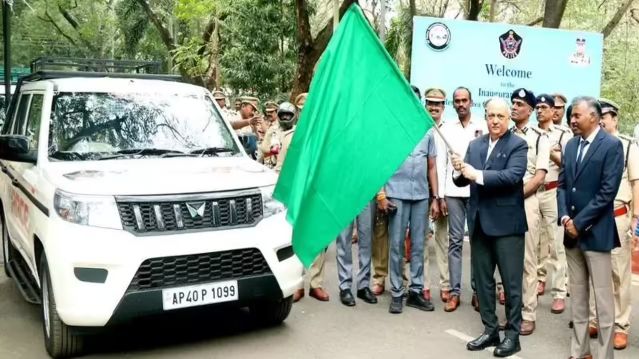 Andhra Pradesh DGP Launches RACE Phase II Vehicles to Enhance Communication in Remote Areas