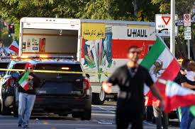Truck Ploughs Into Crowd Of Anti-Iranian Regime Protesters In Los Angeles