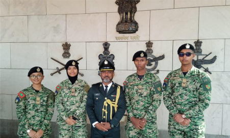 Maldives National Cadet Corps Holds Official Meetings, Visits Historic Sites