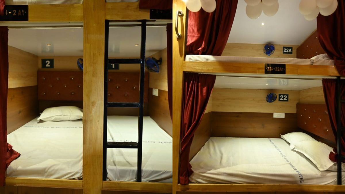 Indian Railways Introduces Sleeping Pod Facility At Guntur Railway Station