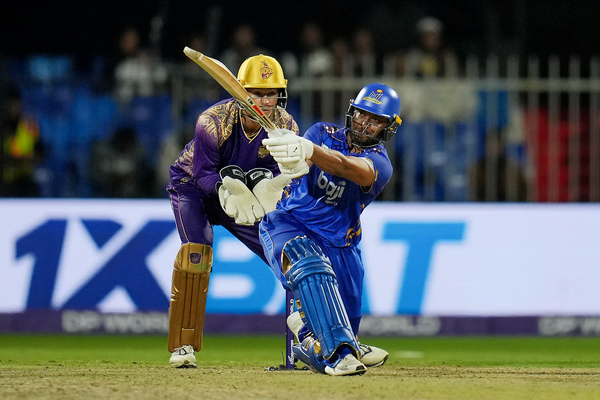 MI Emirates Defeat Abu Dhabi Knight Riders By 7 Wickets, Set Up ILT20 Final Clash With Desert Vipers
